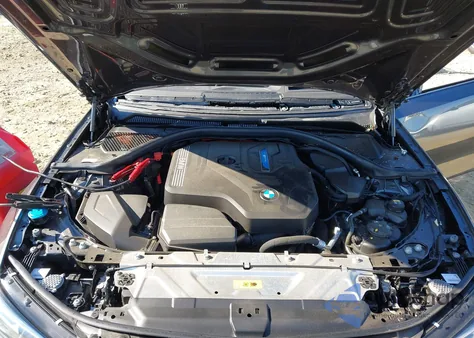 2022 BMW 3 Series 330E из США, поврежденный, VIN 3MW5P7J07N8C55523